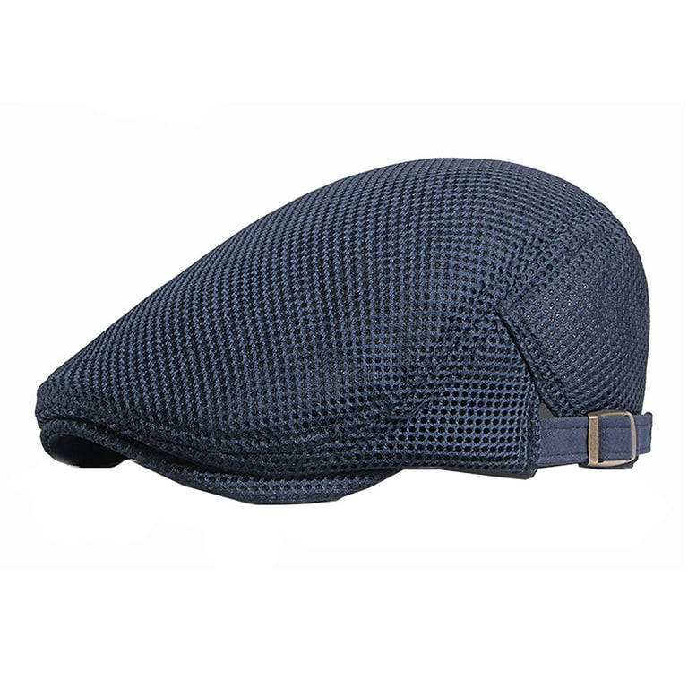 Adult Newsboy Hat, Men Women Breathable Mesh Beret Cap Golf