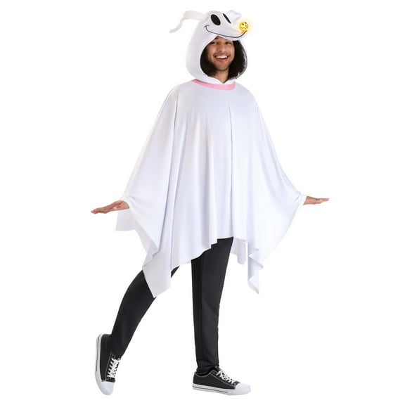 Adult Nightmare Before Christmas Zero Costume Poncho