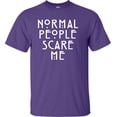thumbnail image 1 of Adult Normal People Scare Me T-Shirt, 1 of 1