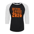 thumbnail image 1 of Adult Nothing Is Scarier Than 2020 Funny Ghost Halloween 3/4 sleeve T-Shirt, 1 of 1