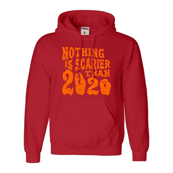 Adult Nothing Is Scarier Than 2020 Funny Ghost Halloween Sweatshirt Hoodie