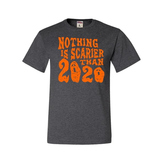 Adult Nothing Is Scarier Than 2020 Funny Ghost Halloween T-Shirt