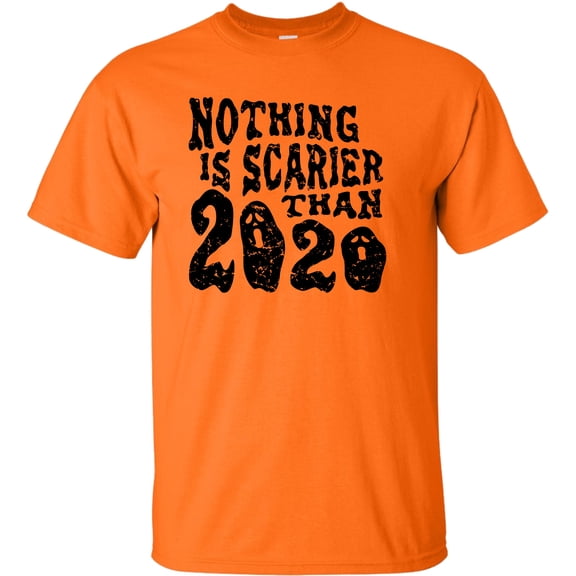 Adult Nothing Is Scarier Than 2020 Funny Ghost Halloween T-Shirt