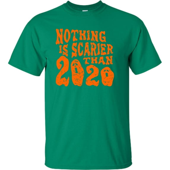 Adult Nothing Is Scarier Than 2020 Funny Ghost Halloween T-Shirt