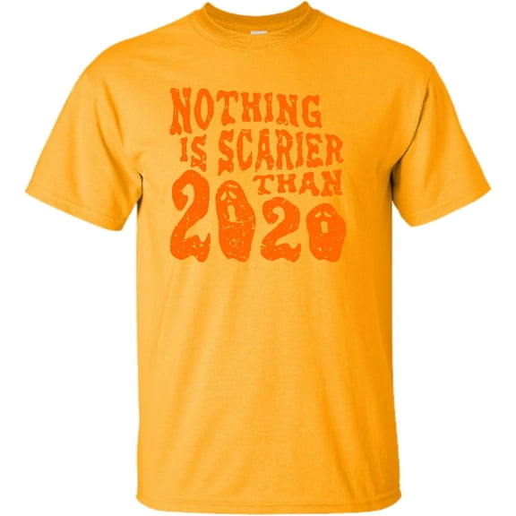 Adult Nothing Is Scarier Than 2020 Funny Ghost Halloween T-Shirt