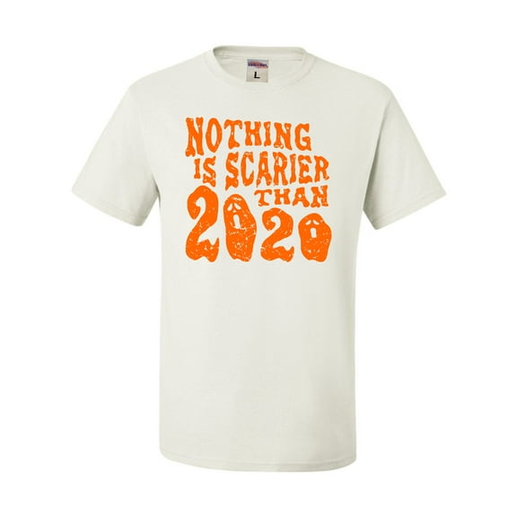 Adult Nothing Is Scarier Than 2020 Funny Ghost Halloween T-Shirt