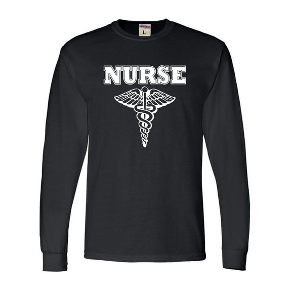Adult Nurse Logo Long Sleeve T-Shirt