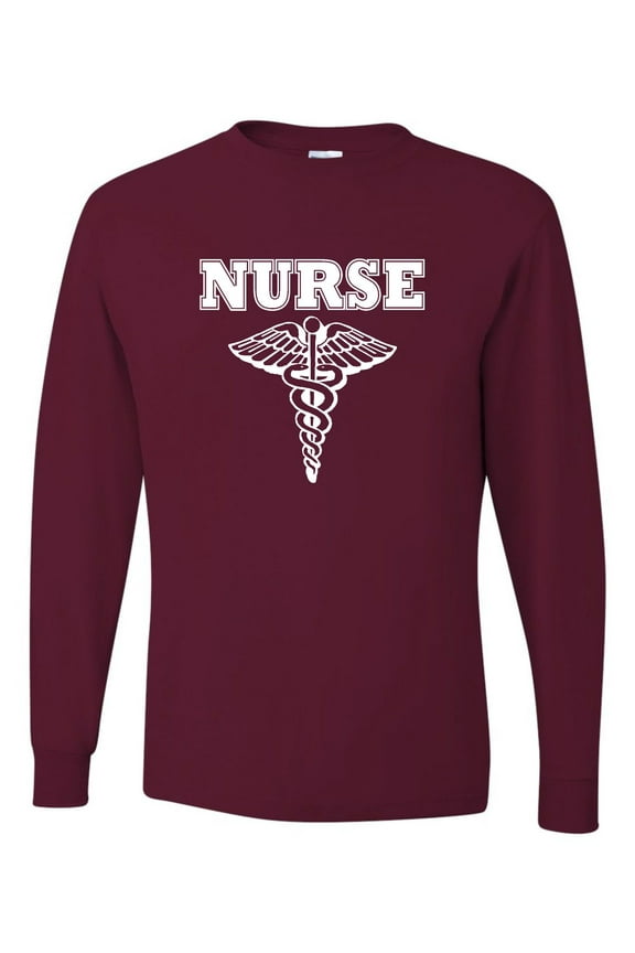 Adult Nurse Logo Long Sleeve T-Shirt