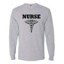 Adult Nurse Logo Long Sleeve T-Shirt