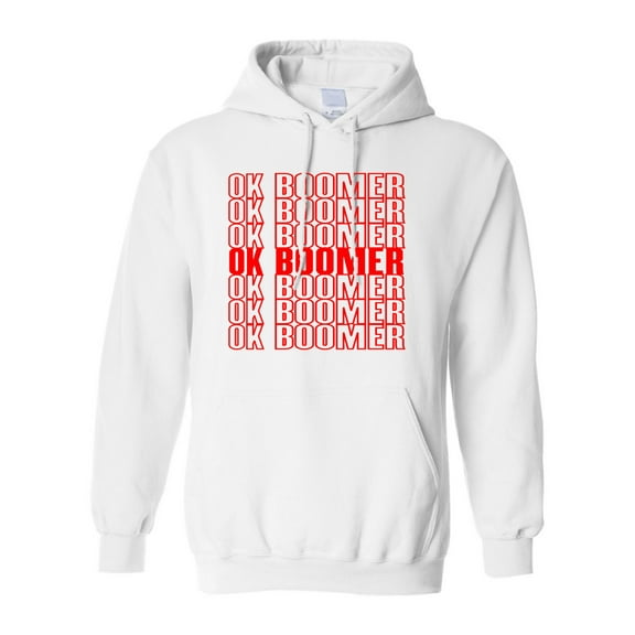 Adult OK Boomer Funny Millenial Sweatshirt Hoodie