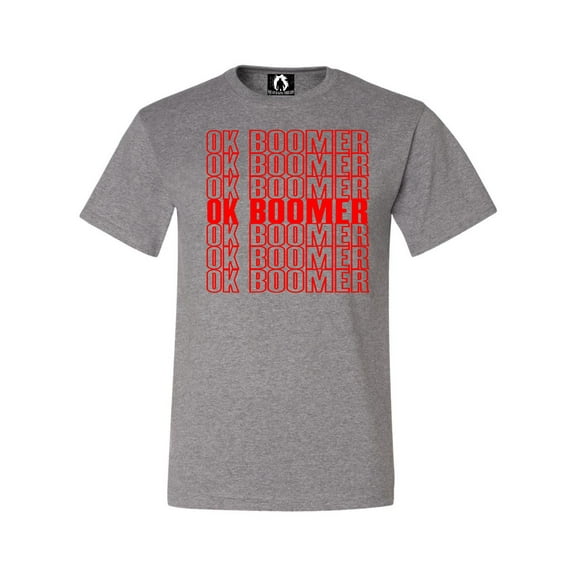Adult OK Boomer Funny Millenial T-Shirt