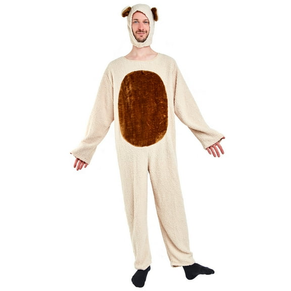 Adult Oatmeal Bear Costume Standard Size