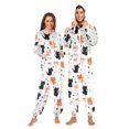 thumbnail image 1 of Adult Onesie Cat and Paw Prints Zipper One-Piece Pajamas Unisex with Pockets, 1 of 6