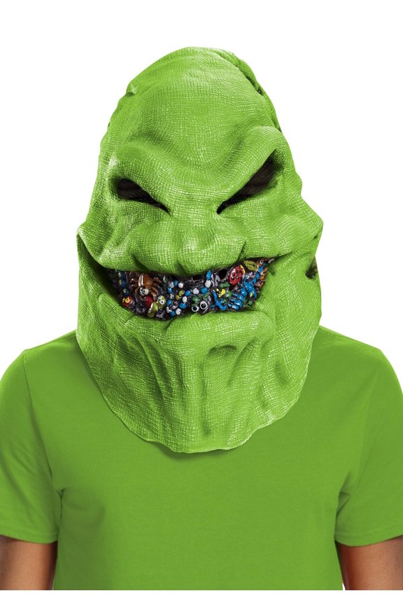 Adult Oogie Boogie Green Vinyl Costume Mask