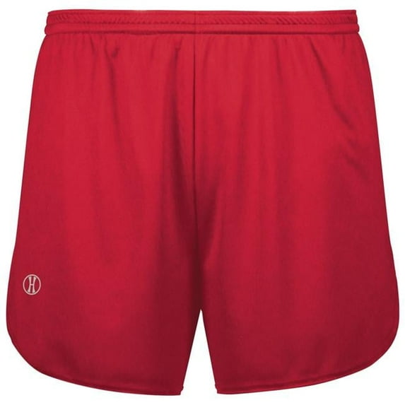 Adult PR Max Track Shorts, Scarlet - Large