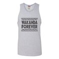 thumbnail image 1 of Adult Panther Forever Sleeveless Tank Top Cotton T-Shirt, 1 of 1