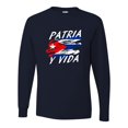 thumbnail image 1 of Adult Patria y Vida Cuba Freedom Long Sleeve T-Shirt, 1 of 1