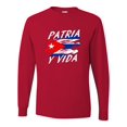 thumbnail image 1 of Adult Patria y Vida Cuba Freedom Long Sleeve T-Shirt, 1 of 1