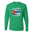 thumbnail image 1 of Adult Patria y Vida Cuba Freedom Long Sleeve T-Shirt, 1 of 1