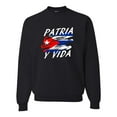 thumbnail image 1 of Adult Patria y Vida Cuba Freedom Sweatshirt Crewneck, 1 of 1