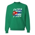 thumbnail image 1 of Adult Patria y Vida Cuba Freedom Sweatshirt Crewneck, 1 of 1