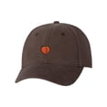 thumbnail image 1 of Adult Peach Embroidered Dad Hat Structured Cap, 1 of 1