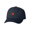 thumbnail image 1 of Adult Peach Embroidered Dad Hat Structured Cap, 1 of 1