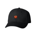 thumbnail image 1 of Adult Peach Embroidered Dad Hat Structured Cap, 1 of 1