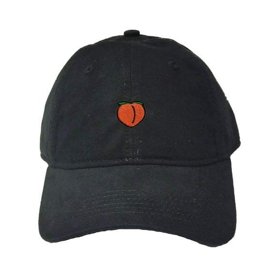 Adult Peach Embroidered Deluxe Dad Hat