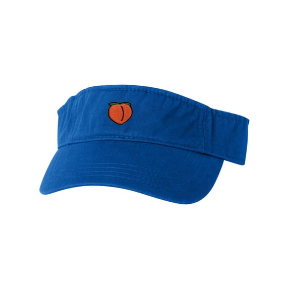 Adult Peach Embroidered Visor Dad Hat