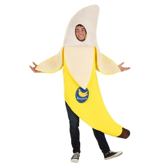 Adult Peeled Banana Costume