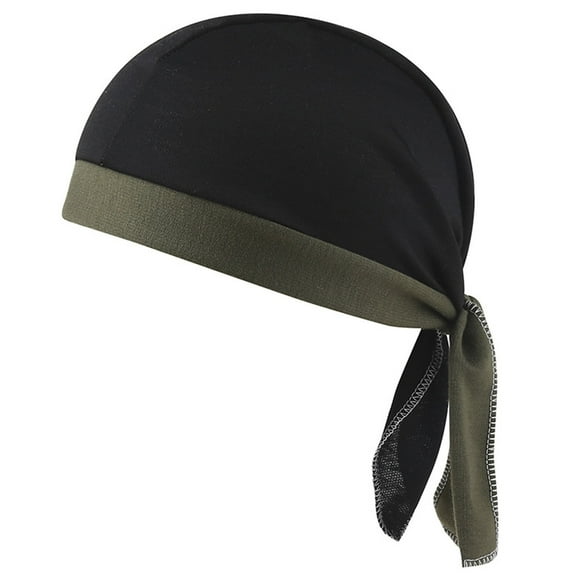 ZQUUVOU Blocked Hats Men And Women Hats Outdoor Cotton Cycling Hats Toe Caps Army Green