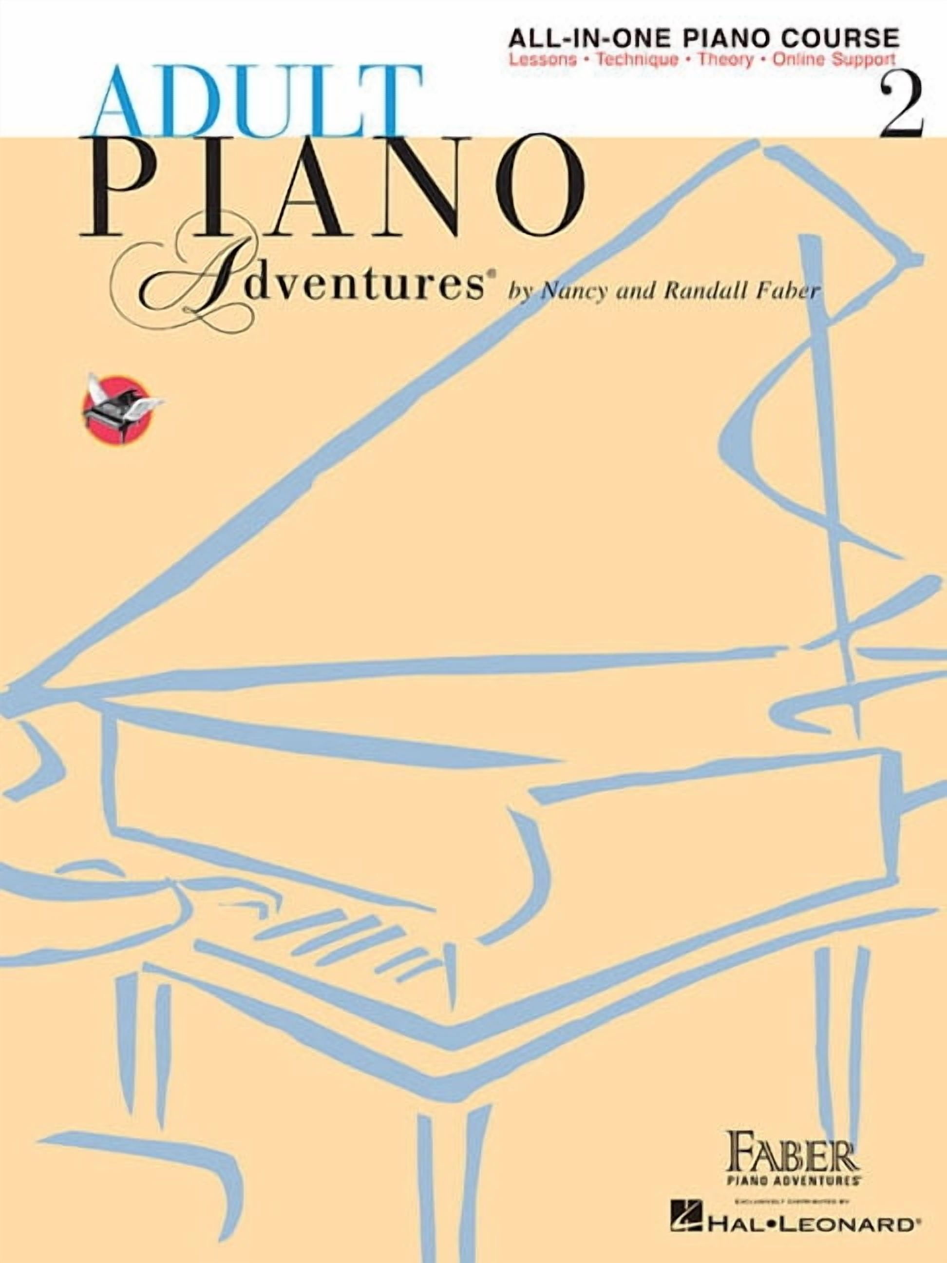 NANCY FABER; RANDALL FABER Adult Piano Adventures All-In-One Piano Course Book 2 Book/Online Audio, (Paperback)