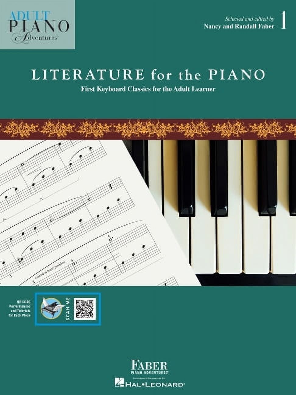 Adult Piano Adventures Literature for the Piano Book 1: First Keyboard Classics for the Adult Learner Faber Piano Adventures Softcover Media Online (Paperback)