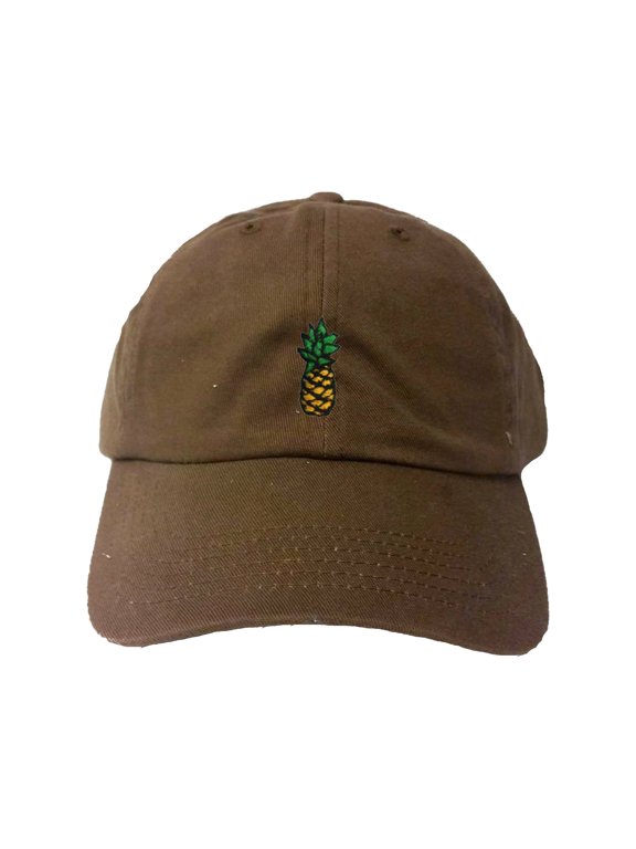 Adult Pineapple Embroidered Dad Hat