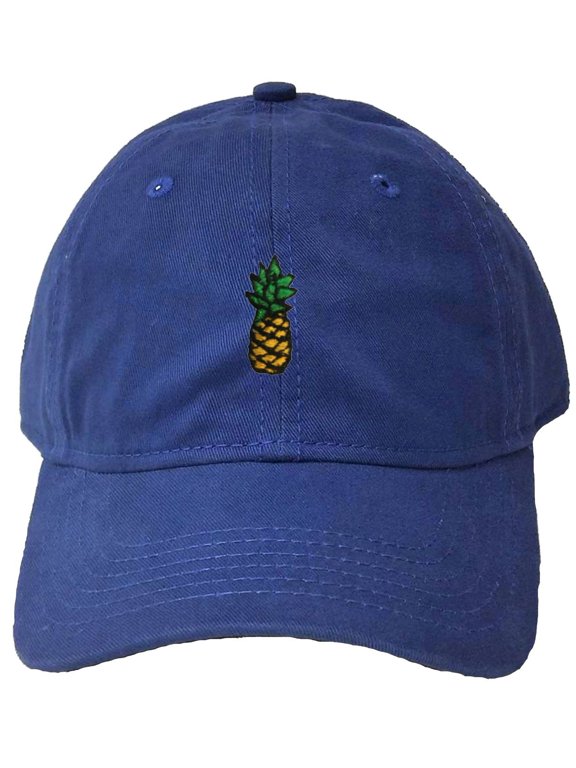 Adult Pineapple Embroidered Deluxe Dad Hat