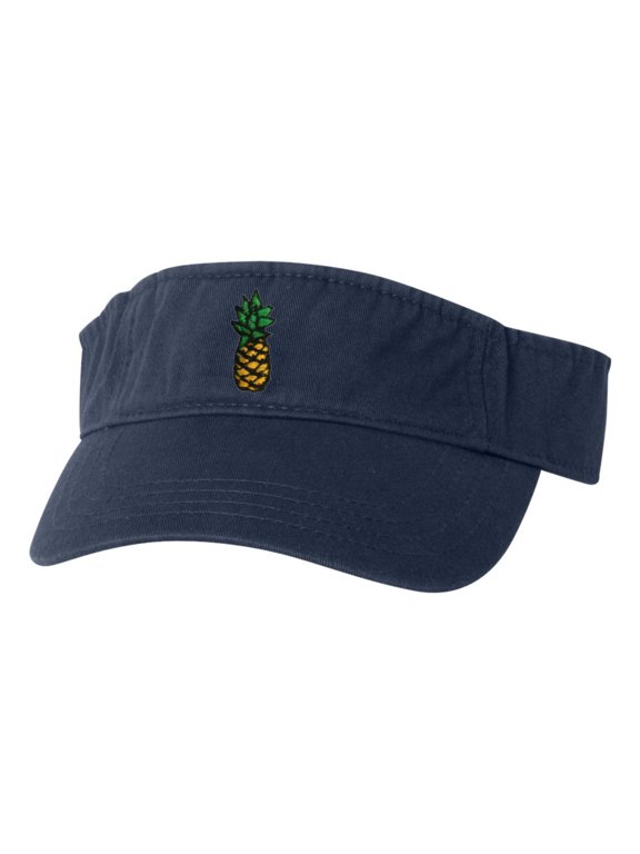 Adult Pineapple Embroidered Visor Dad Hat