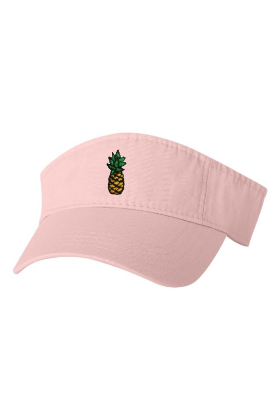 Adult Pineapple Embroidered Visor Dad Hat