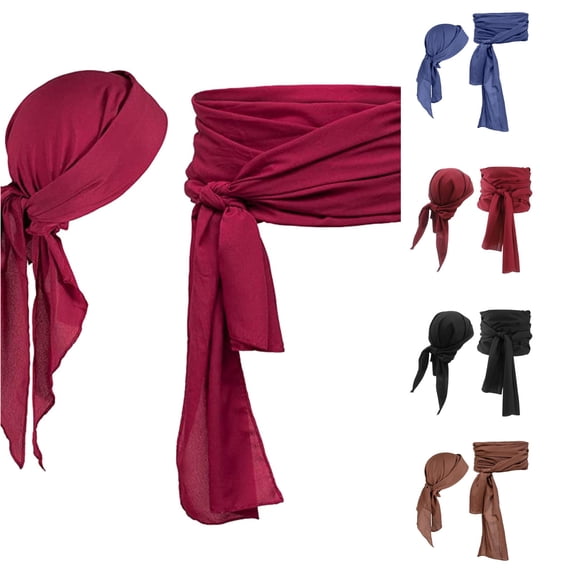 Adult Pirate Hat and Sash Two Piece Set Pirate Costume Halloween Cosplay Halloween Costumes