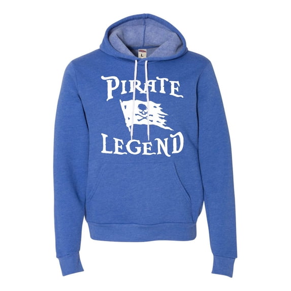 Adult Pirate Legend Jolly Roger Flag Deluxe Super Soft Sweatshirt Hoodie