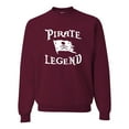 thumbnail image 1 of Adult Pirate Legend Jolly Roger Flag Sweatshirt Crewneck, 1 of 1