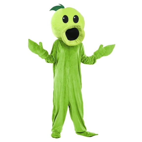 FUN Costumes Peashooter Fancy-Dress Costume for Adults with Oversized Jumpsuit