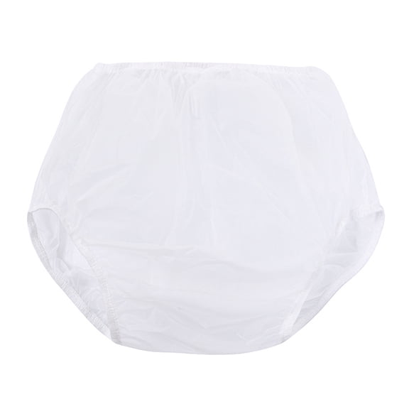 Adult Plastic Pant for Incontinences Leakproof Reusable Diaper Covers Elastic Waistband Underwear Water Resistant Briefs