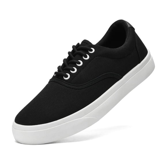 Adult Platform Canvas Shoes Fashion Men’s Sneakers Classic Non-Slip Low Top Shoes Comfortable Casual Sneakers