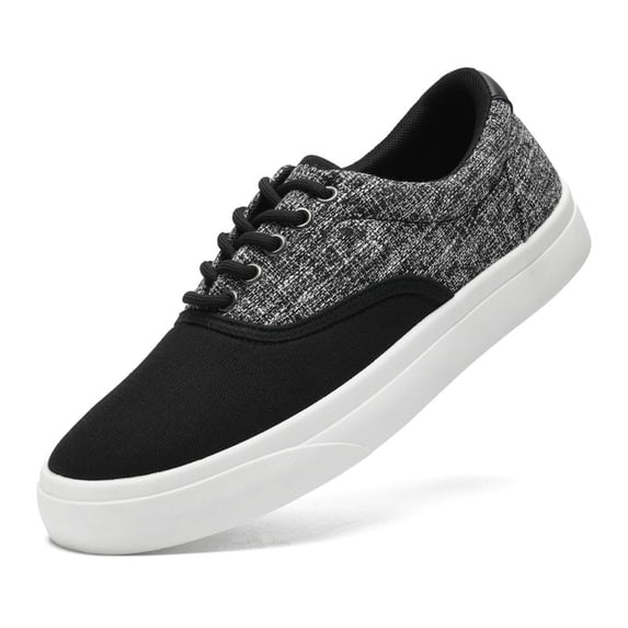 Adult Platform Canvas Shoes Fashion Men’s Sneakers Classic Non-Slip Low Top Shoes Comfortable Casual Sneakers