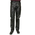 thumbnail image 1 of Adult Pleather Jeans - Black, 1 of 2