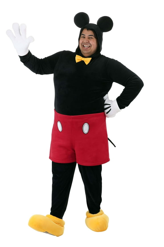 Adult Plus Size Disney Deluxe Mickey Mouse Costume