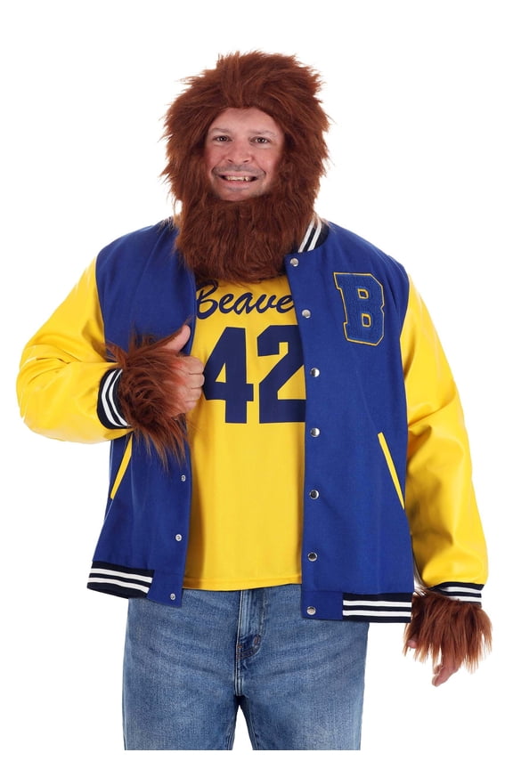 Adult Plus Size Letterman's Jacket Teen Wolf Costume