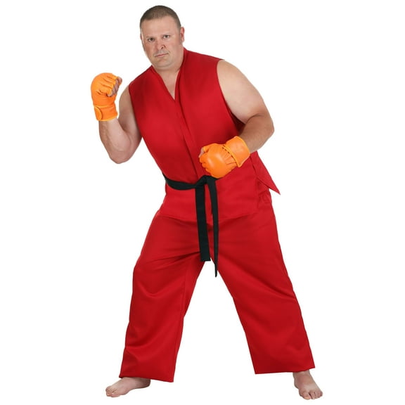 Adult Plus Size Street Fighter Ken Costume