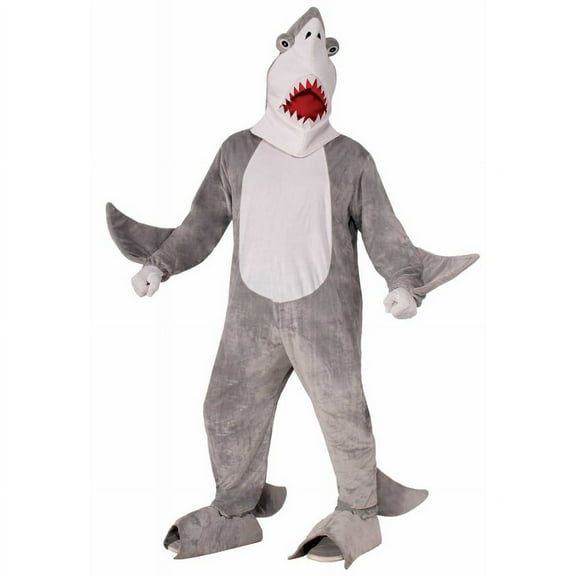 Adult Plush Chomper The Shark Costume